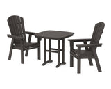 Nautical Adirondack 3-Piece Dining Set