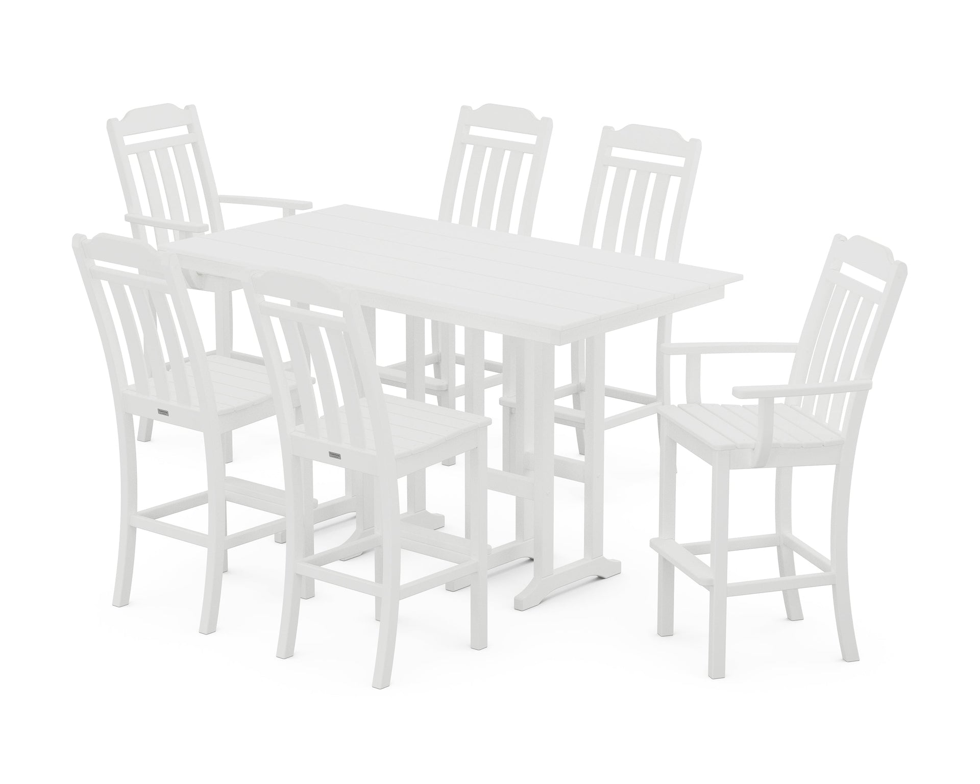 Cottage 7-Piece Farmhouse Bar Set