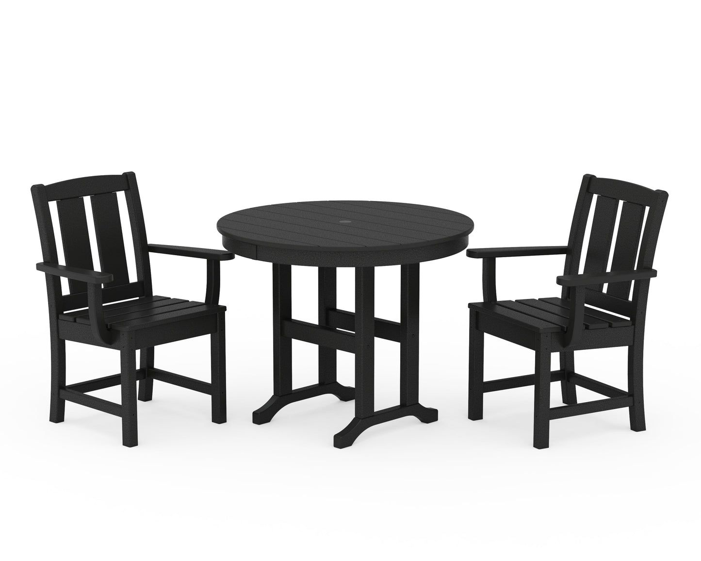 Mission 3-Piece Farmhouse Dining Set