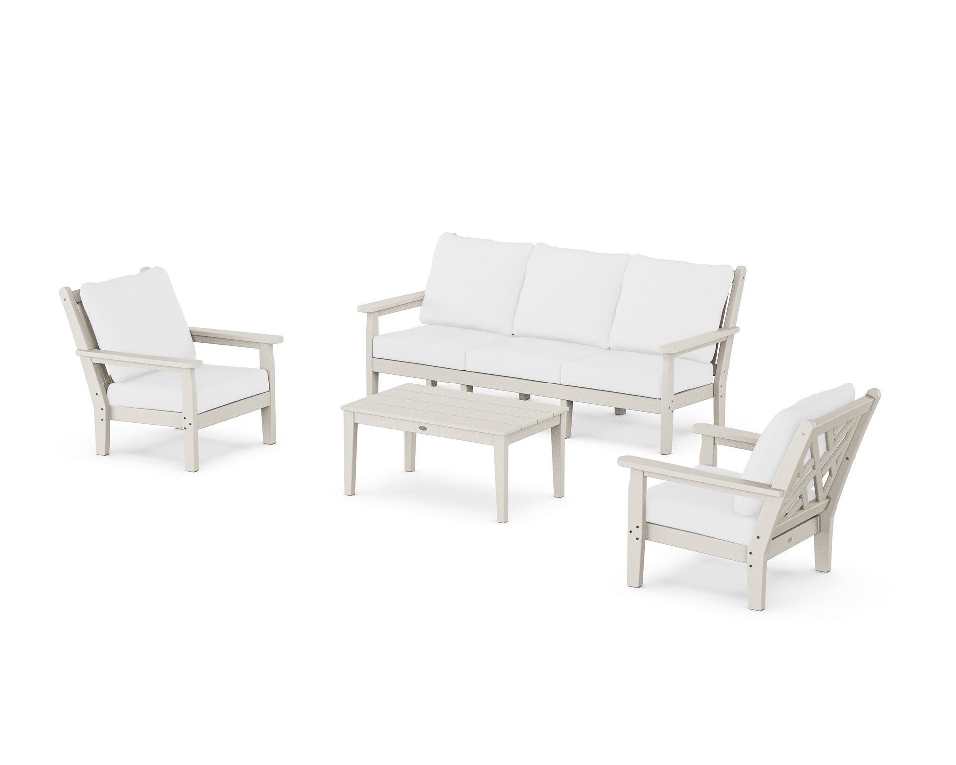 Chippendale 4-Piece Deep Seating Set with Sofa
