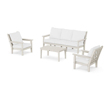 Chippendale 4-Piece Deep Seating Set with Sofa