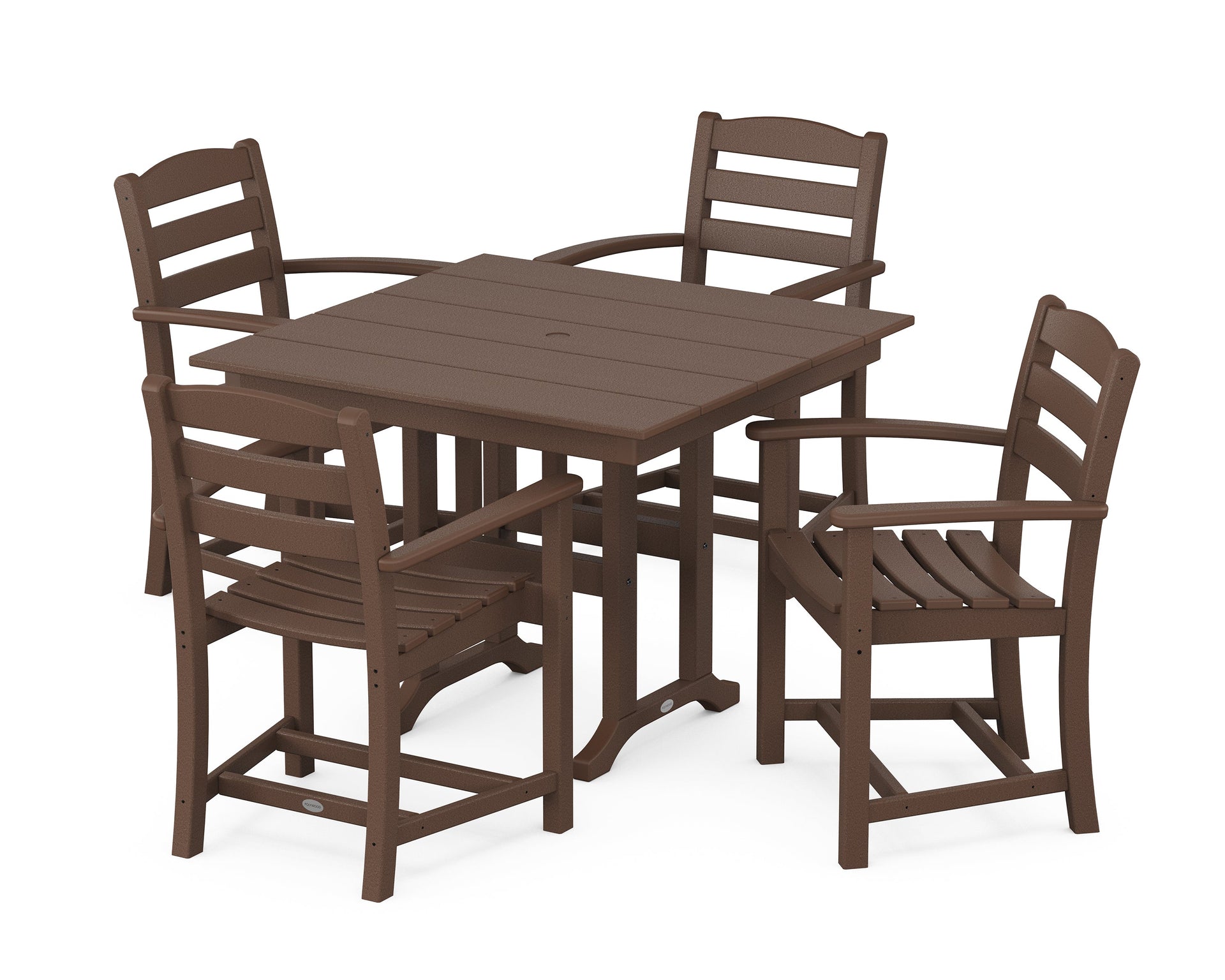 La Casa Café 5-Piece Farmhouse Dining Set