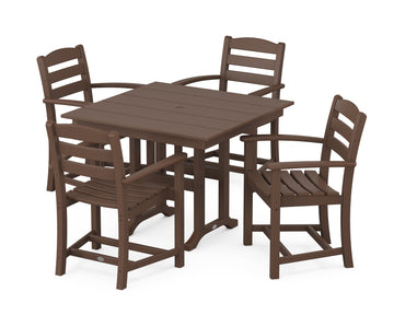 La Casa Café 5-Piece Farmhouse Dining Set