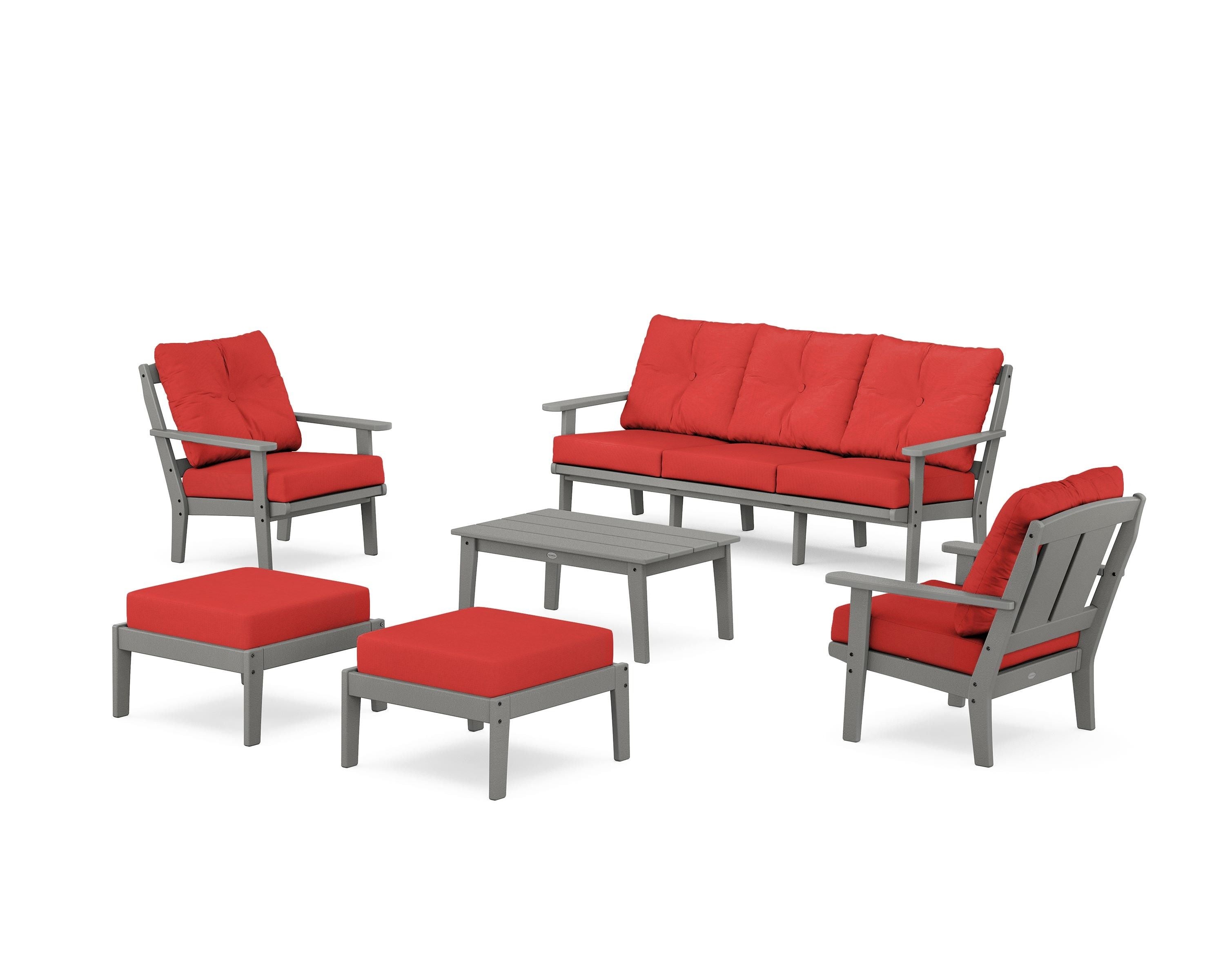 Mission 6-Piece Lounge Sofa Set