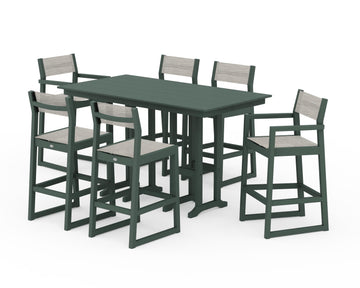 EDGE Sling 7-Piece Farmhouse Bar Set