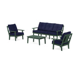Prairie 4-Piece Deep Seating Set with Sofa