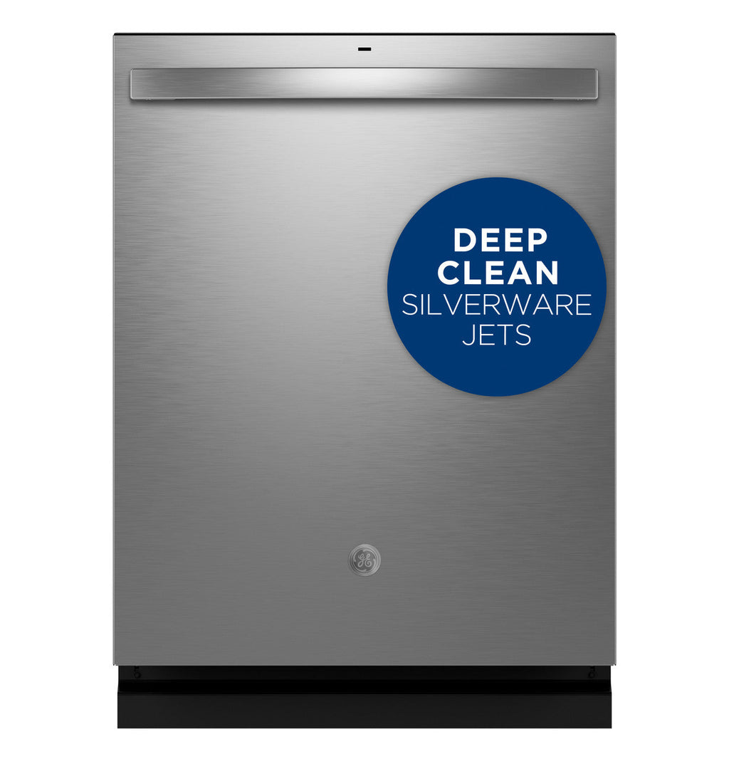 GE GE® ENERGY STAR® Top Control with Stainless Steel Interior Dishwasher with Sanitize Cycle