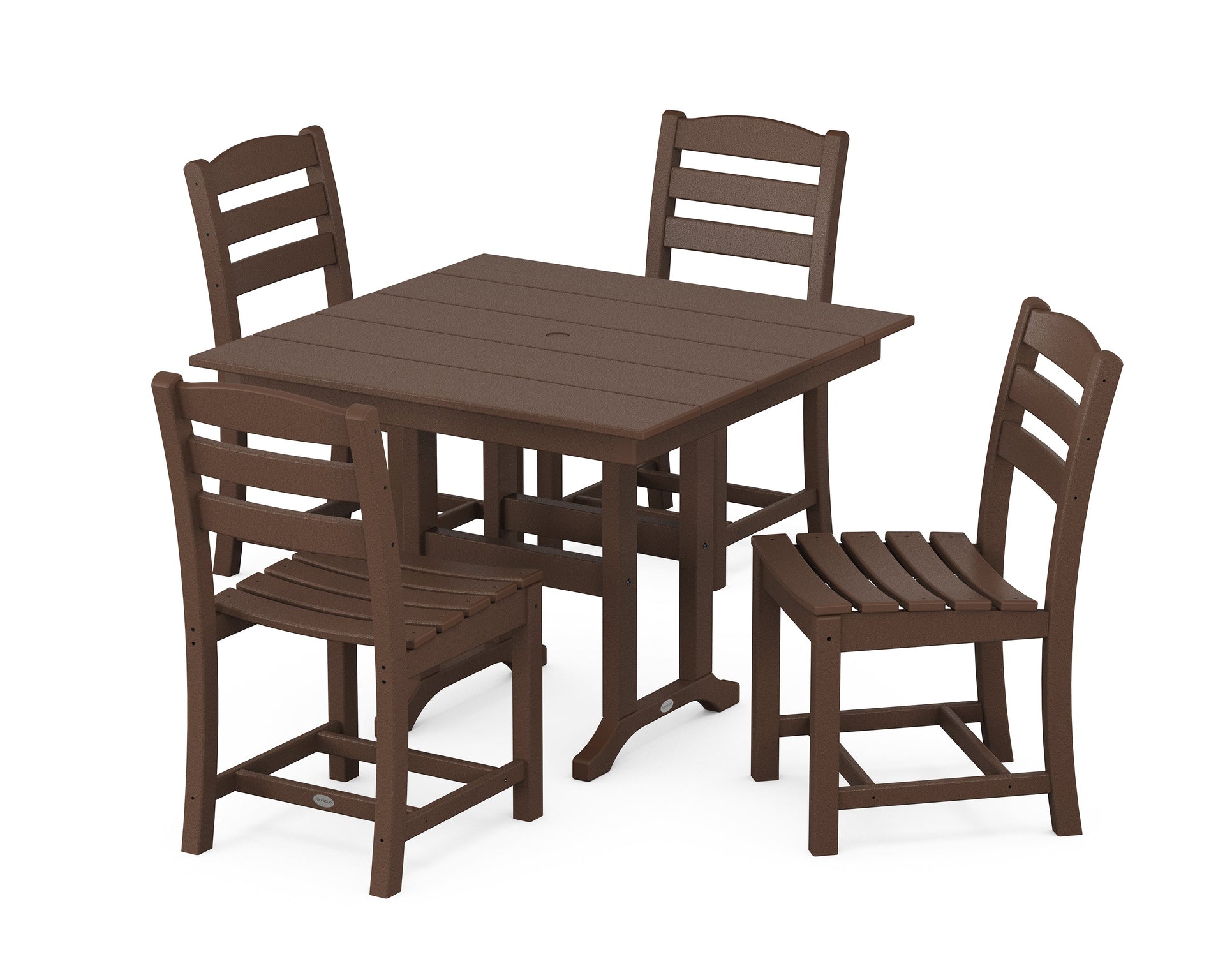 La Casa Café Side Chair 5-Piece Farmhouse Dining Set