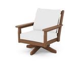 Chippendale Deep Seating Swivel Chair