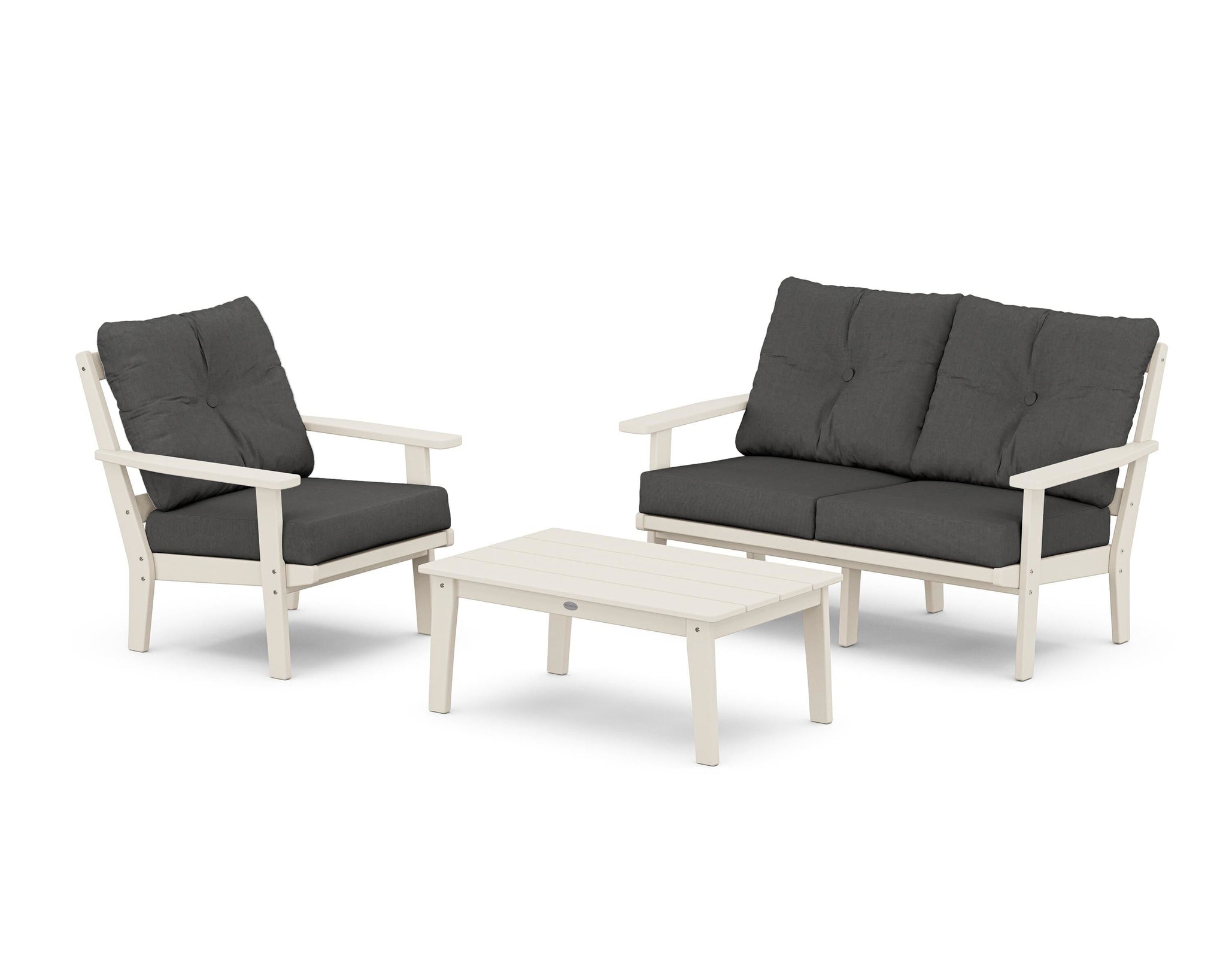 Prairie 3-Piece Deep Seating Set with Loveseat