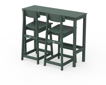 Modern Studio Urban Bar Chair 3-Piece Balcony Set