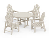 Long Island 5-Piece Round Farmhouse Dining Set