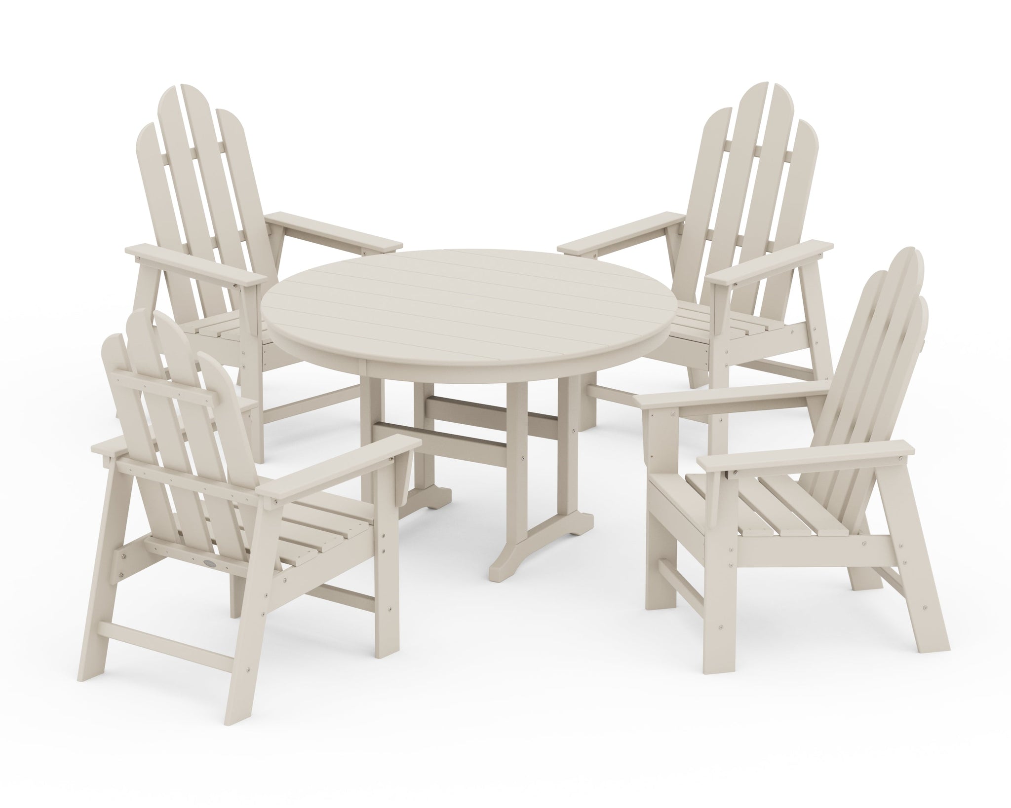 Long Island 5-Piece Round Farmhouse Dining Set