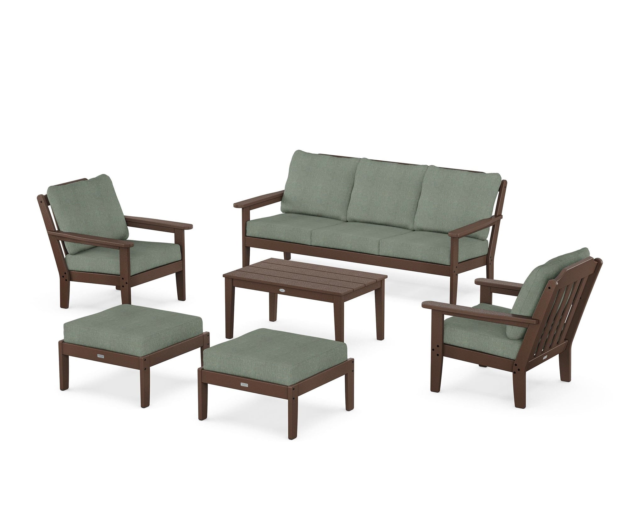 Cottage 6-Piece Lounge Sofa Set