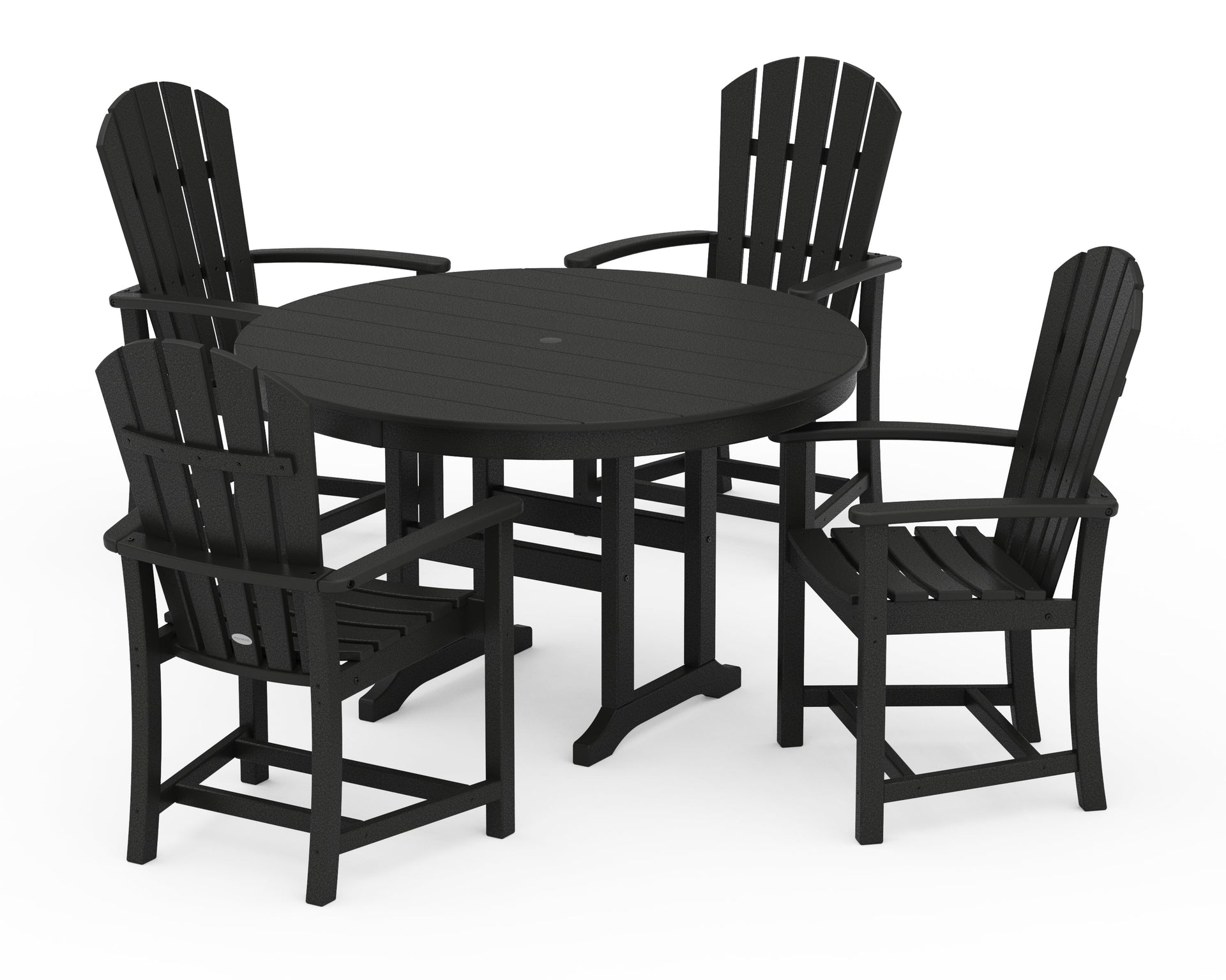 Palm Coast 5-Piece Round Farmhouse Dining Set