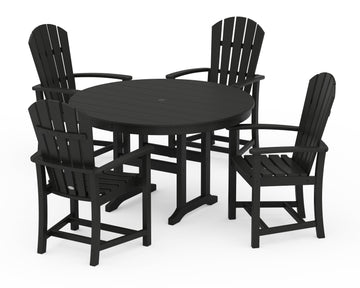 Palm Coast 5-Piece Round Farmhouse Dining Set
