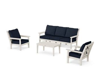 Chippendale 4-Piece Deep Seating Set with Sofa