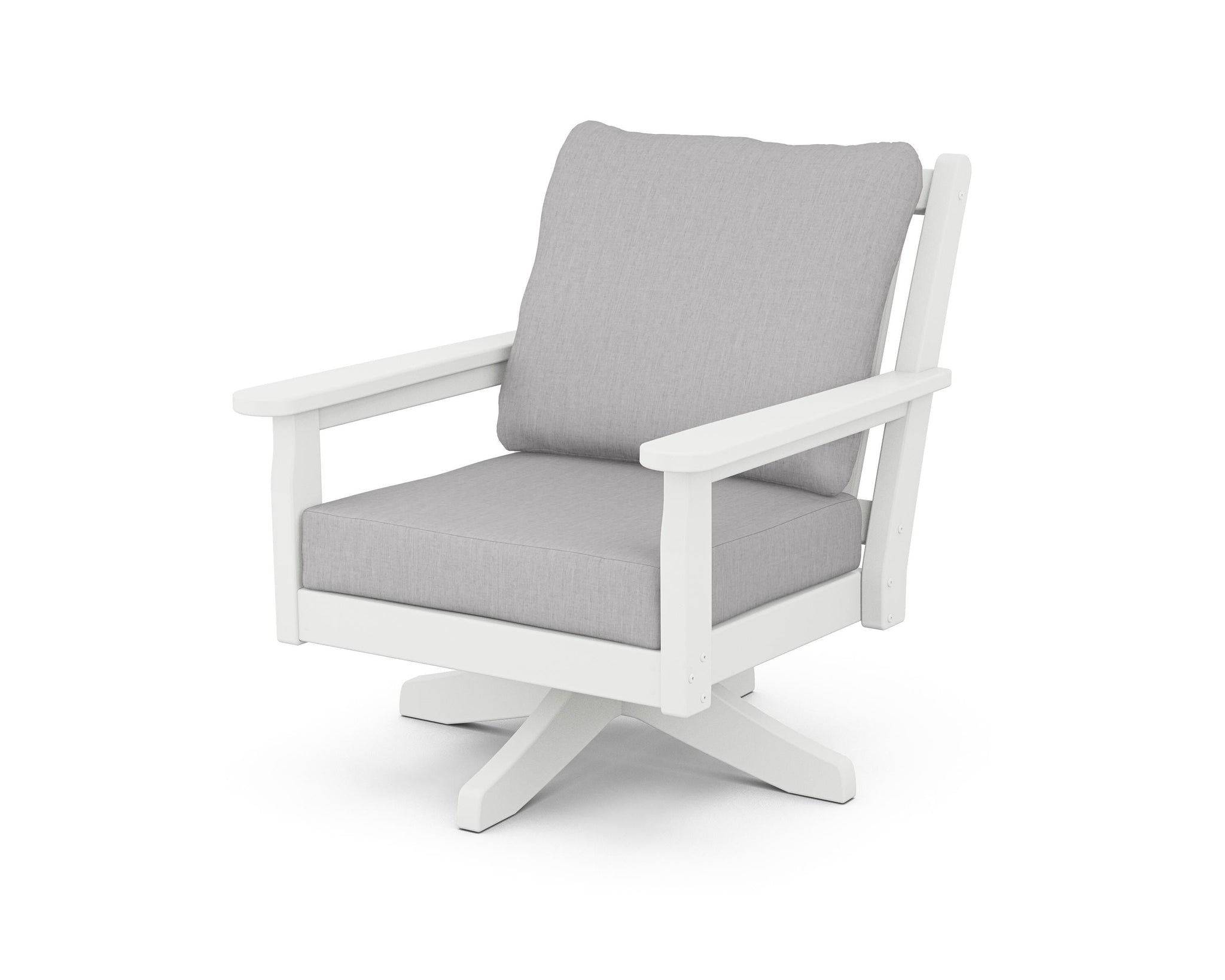 Chippendale Deep Seating Swivel Chair