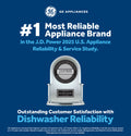 GE GE® ENERGY STAR® Top Control with Plastic Interior Dishwasher with Sanitize Cycle & Dry Boost