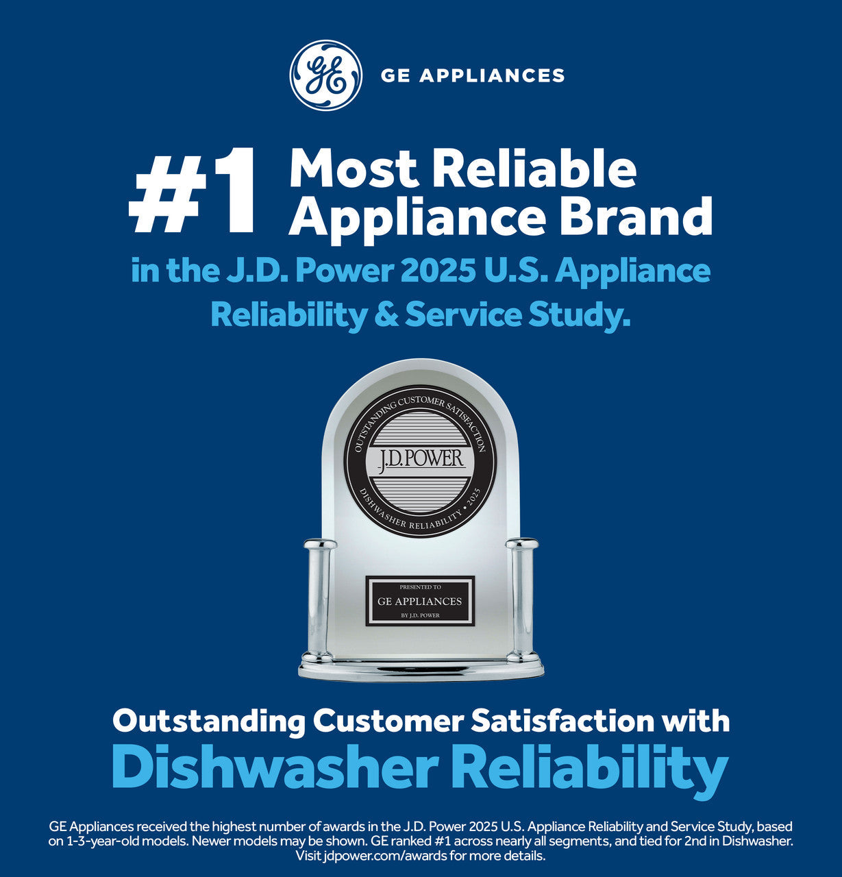 GE® ENERGY STAR® Dishwasher with Front Controls