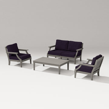 Estate Lounge 4-Piece Loveseat Set