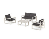 EDGE Sectional 4-Piece Deep Seating Set with Loveseat