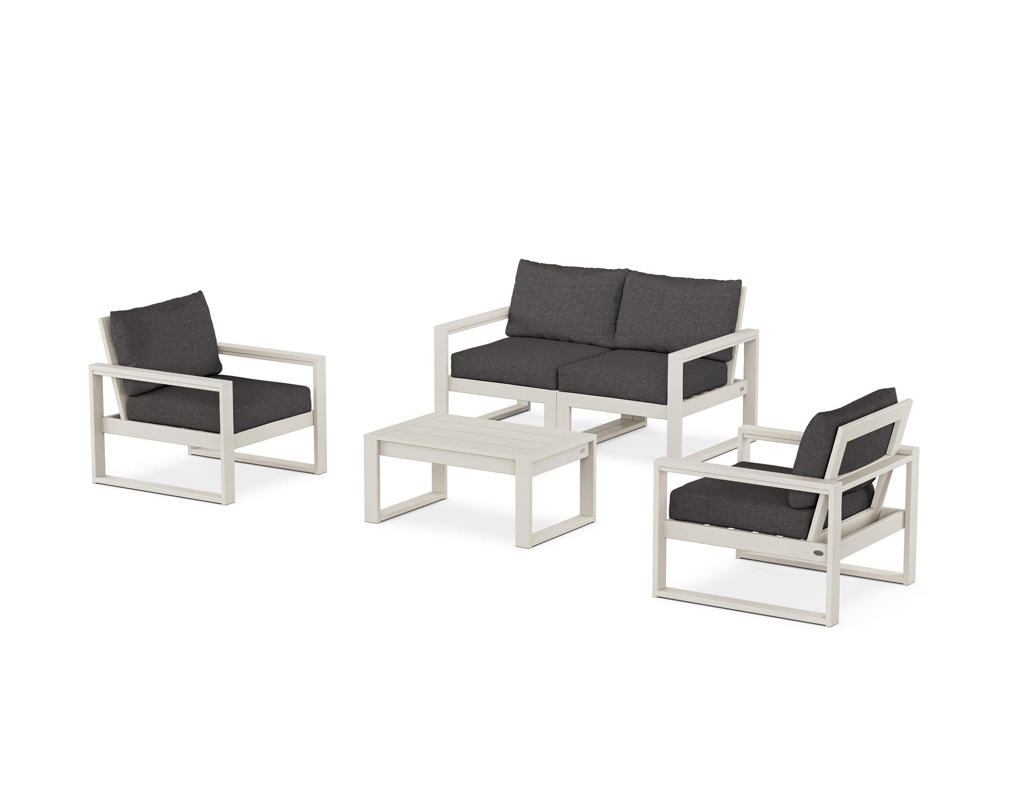 EDGE Sectional 4-Piece Deep Seating Set with Loveseat