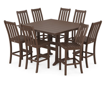 Vineyard 9-Piece Farmhouse Trestle Bar Set