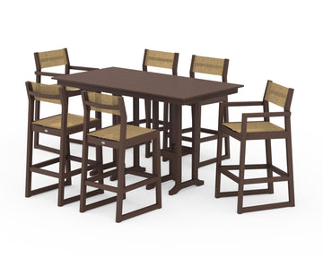 EDGE Sling 7-Piece Farmhouse Bar Set