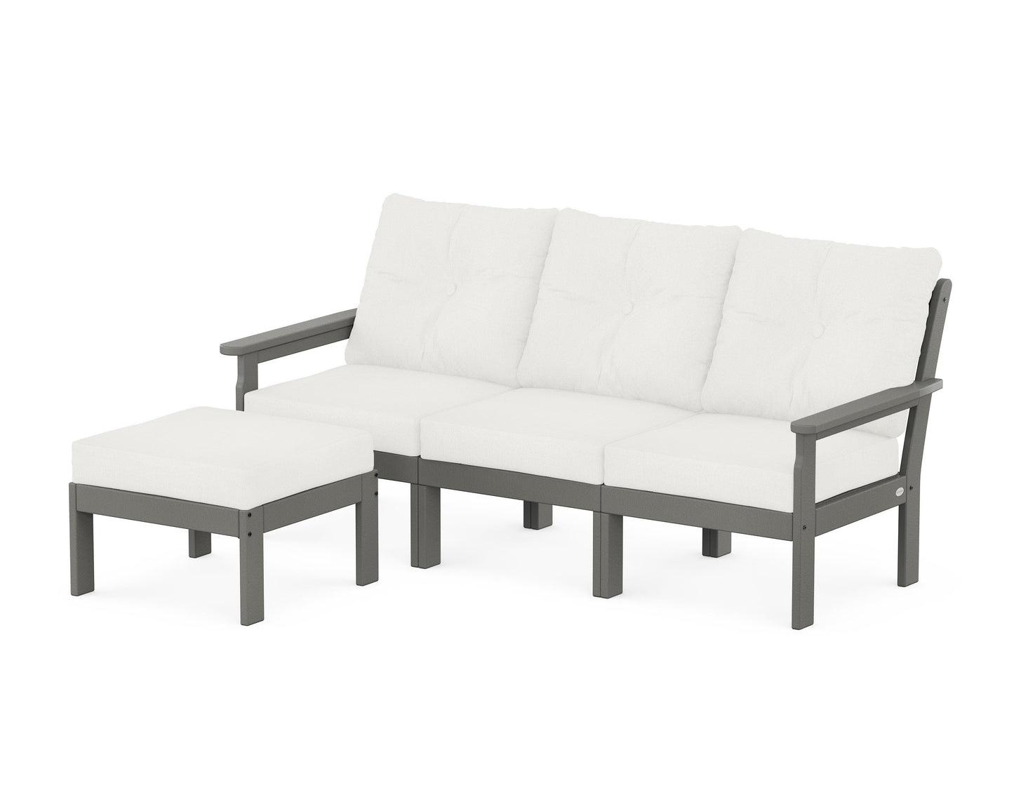 Vineyard 4-Piece Sectional with Ottoman