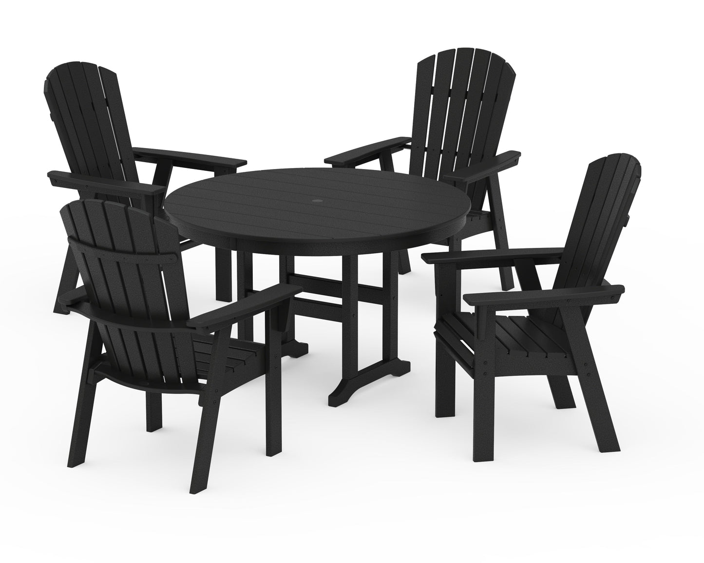 Nautical Adirondack 5-Piece Round Farmhouse Dining Set