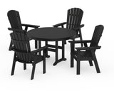 Nautical Adirondack 5-Piece Round Farmhouse Dining Set