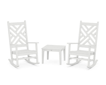 Chippendale 3-Piece Rocking Chair Set