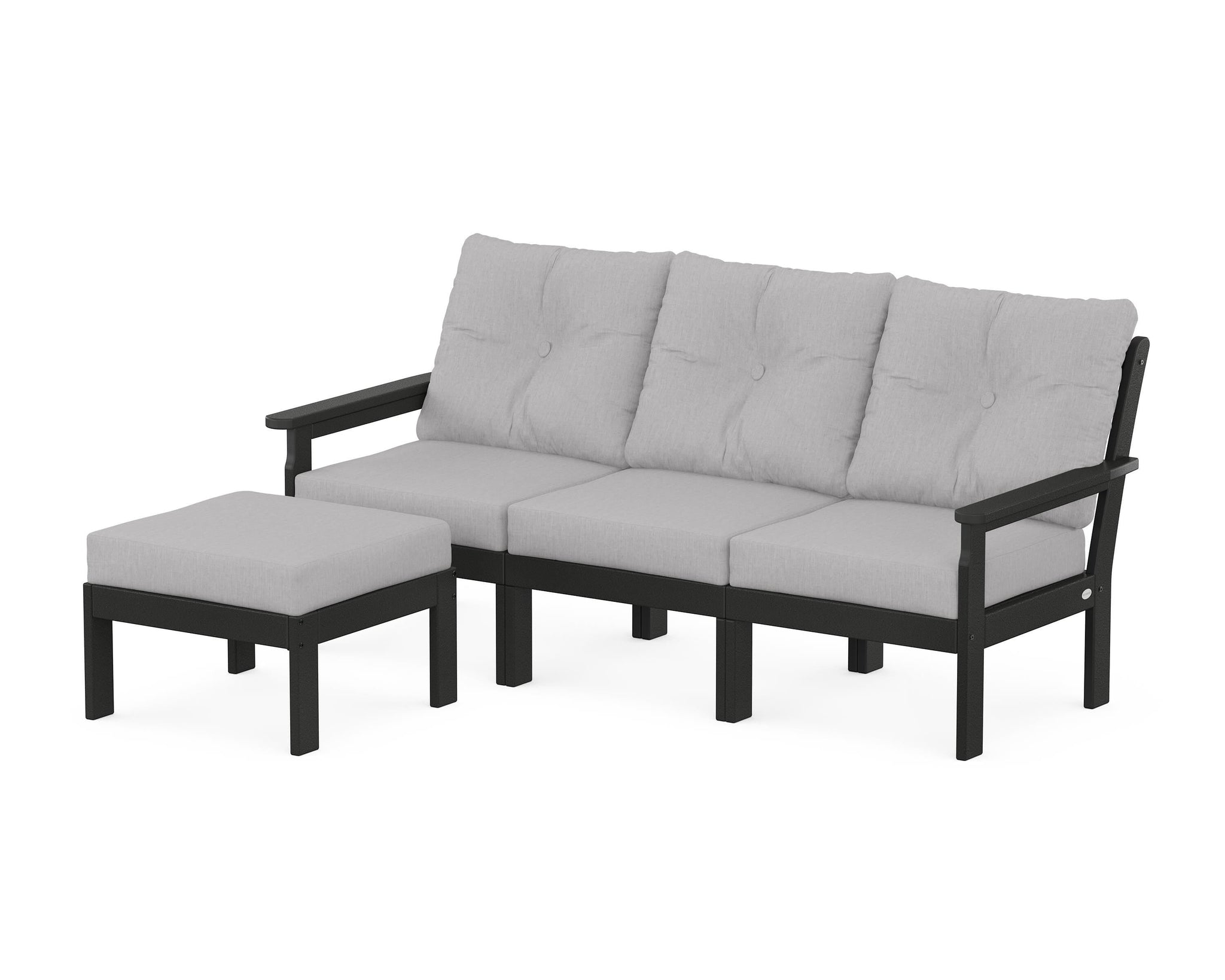Vineyard 4-Piece Sectional with Ottoman