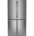 GE Profile™ ENERGY STAR® 28.4 Cu. Ft. Quad-Door Refrigerator with Dual-Dispense AutoFill Pitcher and Door in Door