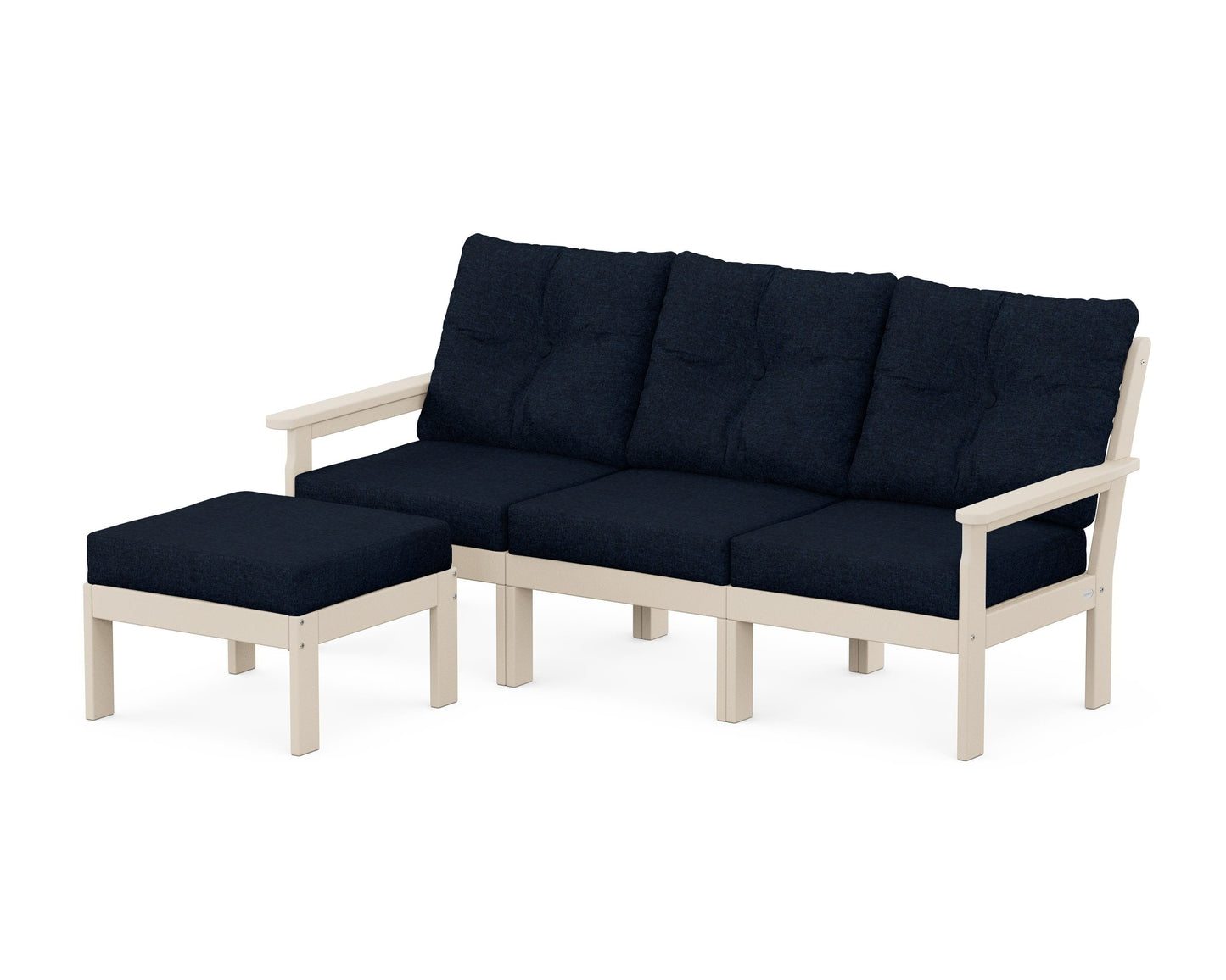 Vineyard 4-Piece Sectional with Ottoman