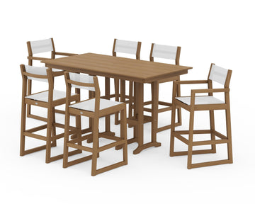 EDGE Sling 7-Piece Farmhouse Bar Set