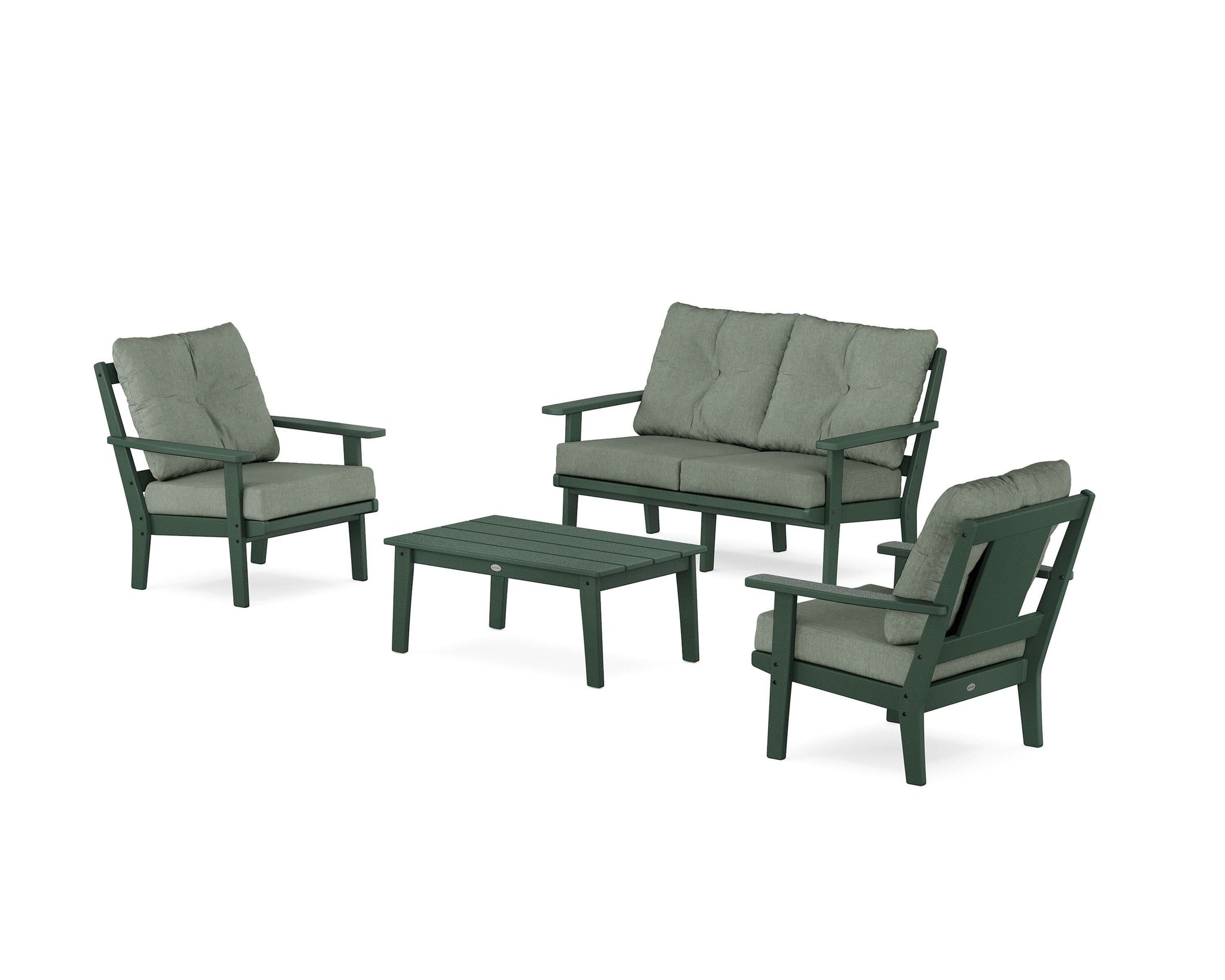 Prairie 4-Piece Deep Seating Set with Loveseat