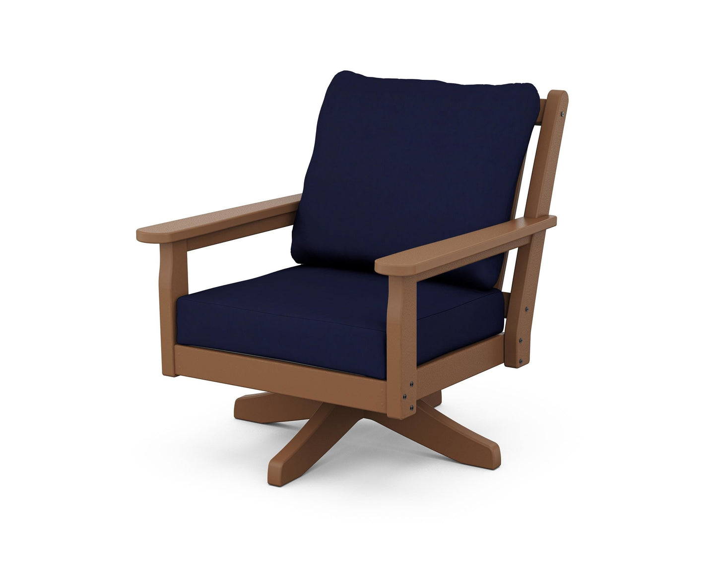 Chippendale Deep Seating Swivel Chair