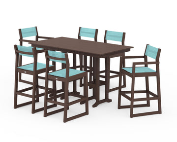 EDGE Sling 7-Piece Farmhouse Bar Set