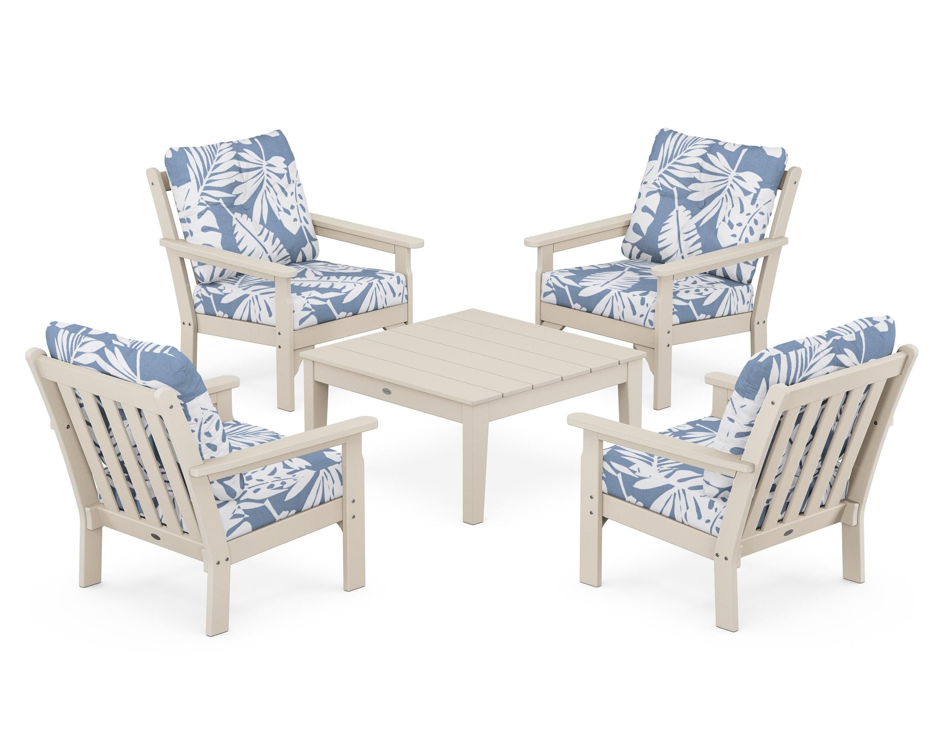 Vineyard 5-Piece Deep Seating Conversation Set