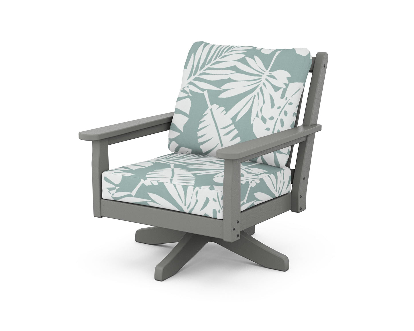 Chippendale Deep Seating Swivel Chair