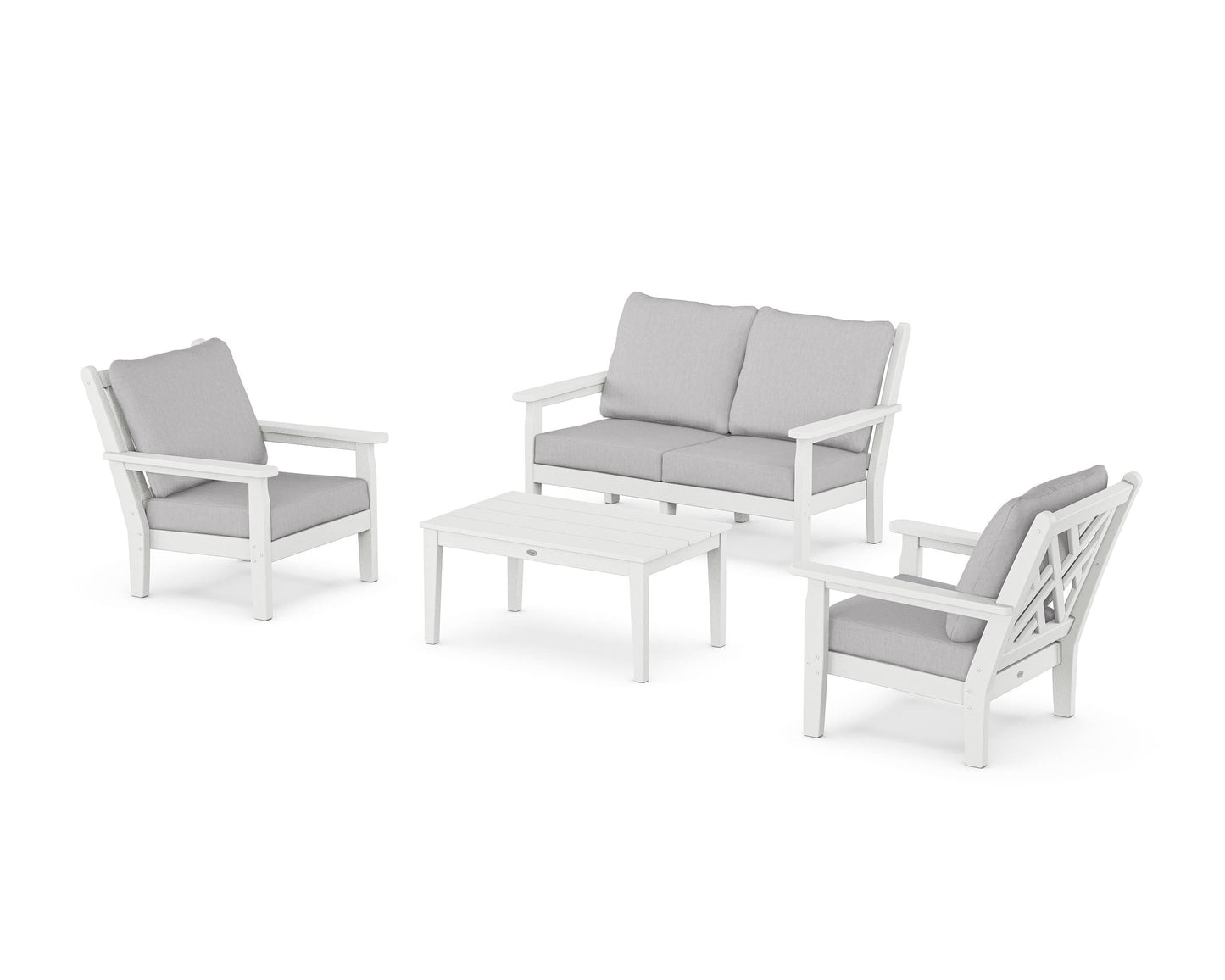 Chippendale 4-Piece Deep Seating Set with Loveseat