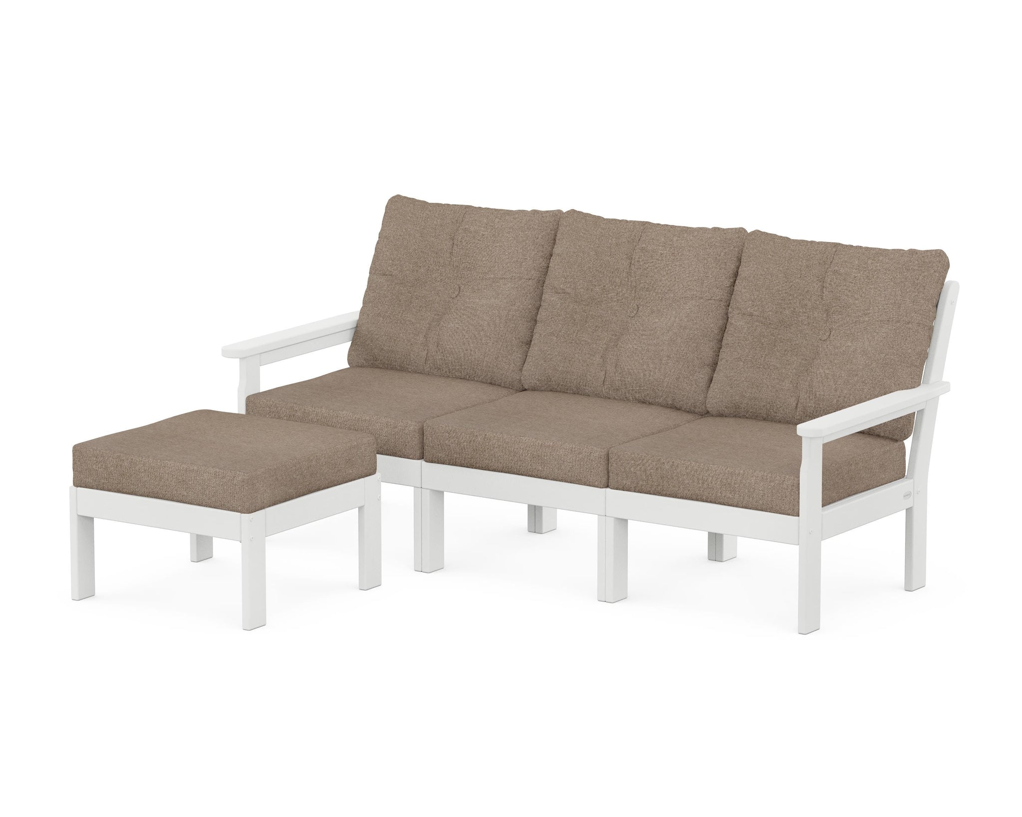 Vineyard 4-Piece Sectional with Ottoman