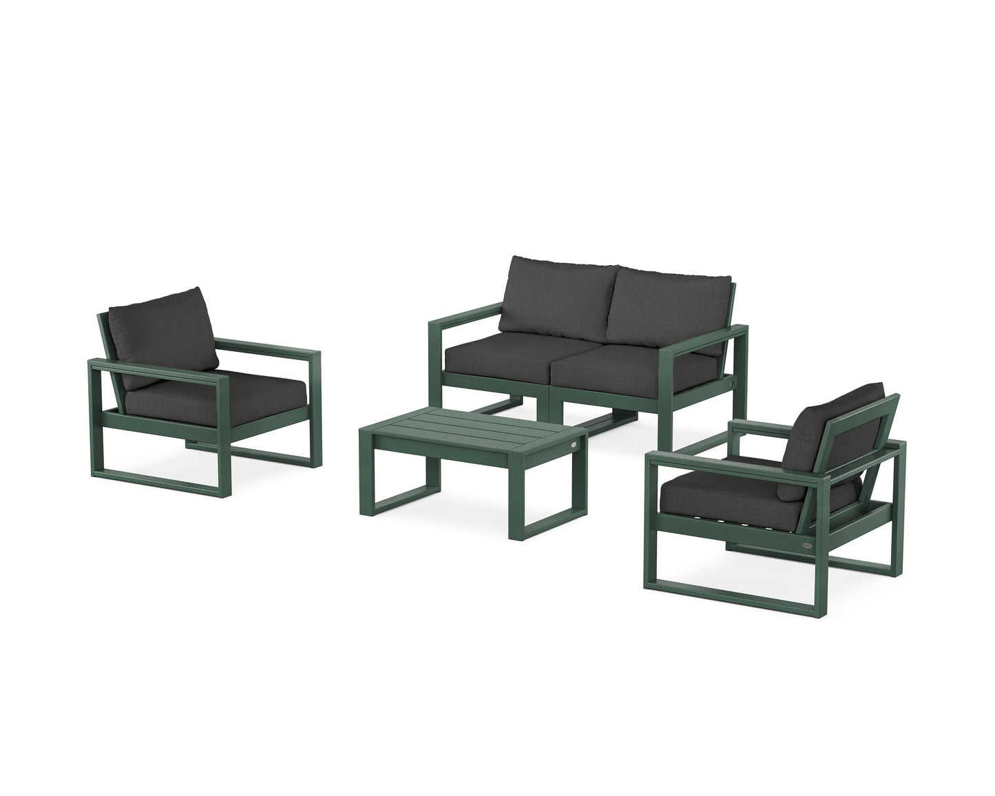 EDGE Sectional 4-Piece Deep Seating Set with Loveseat
