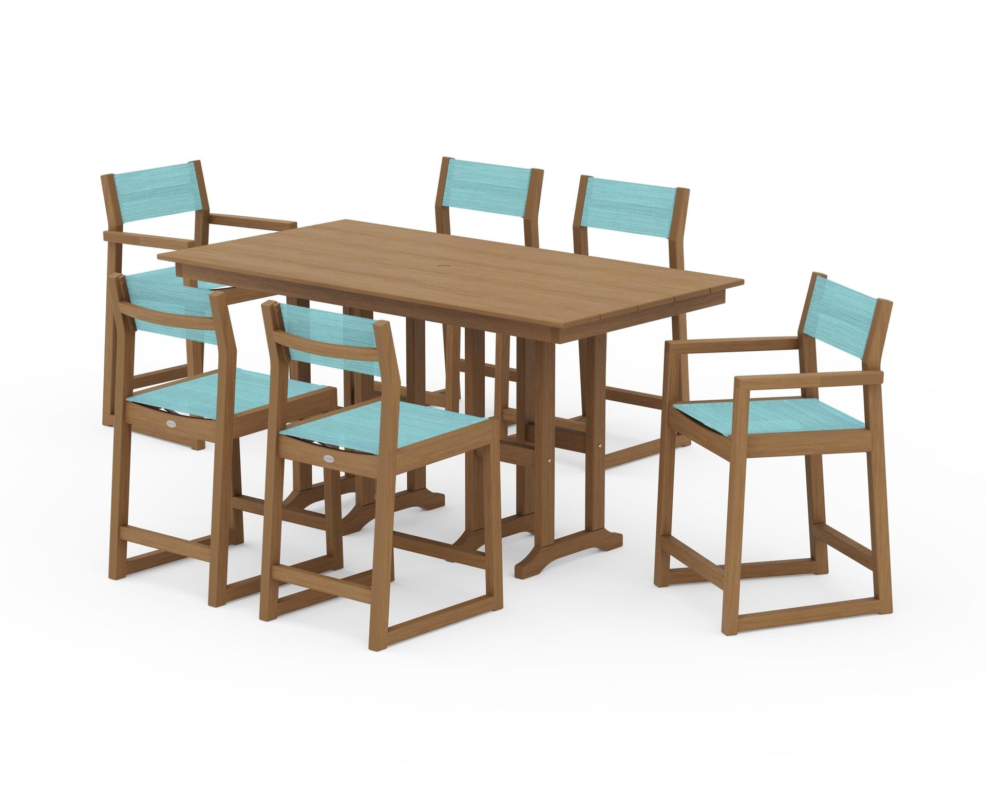 EDGE Sling 7-Piece Farmhouse Counter Set