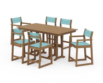 EDGE Sling 7-Piece Farmhouse Counter Set