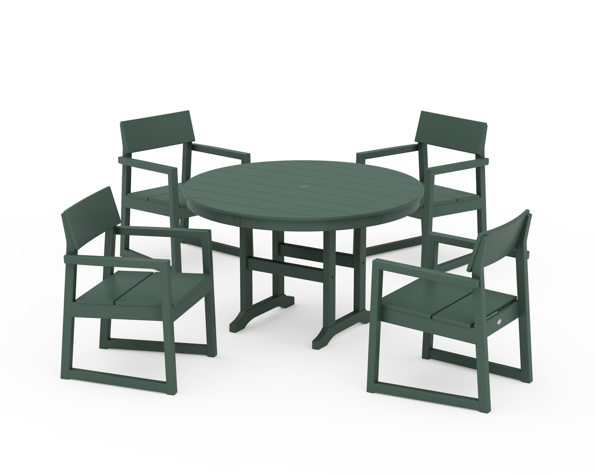 EDGE 5-Piece Round Farmhouse Dining Set