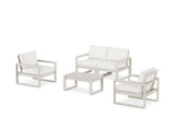 EDGE Sectional 4-Piece Deep Seating Set with Loveseat