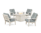 Oxford 5-Piece Deep Seating Set with Fire Pit Table